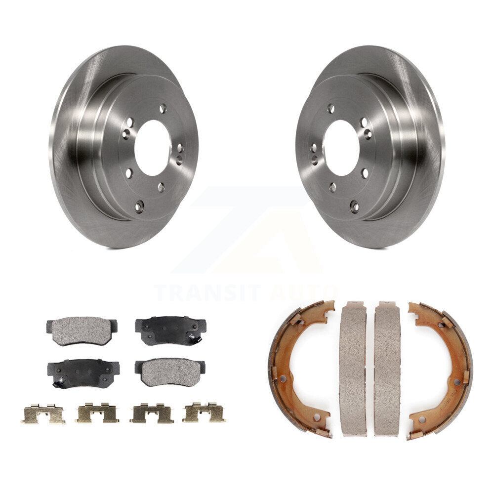 Kit de plaquettes semi-métalliques et de chaussures de stationnement pour disques arrière, pour Hyundai Azera 06-09