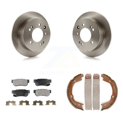 Kit de patins de frein de stationnement, Rotors à disque arrière, plaquettes semi-métalliques, pour Hyundai Elantra