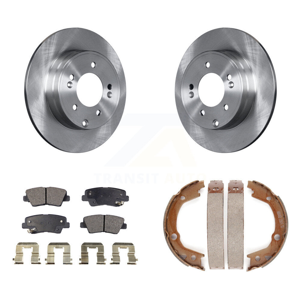 Kit de plaquettes semi-métalliques et de chaussures de stationnement pour disques arrière, pour Hyundai Sonata 3,3 l