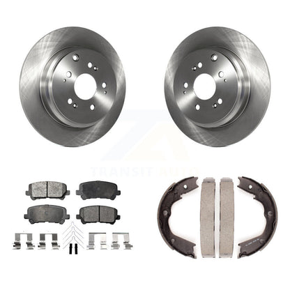 Kit de chaussures de stationnement à plaquettes semi-métalliques, Rotors à disque arrière, pour Honda Pilot Acura MDX