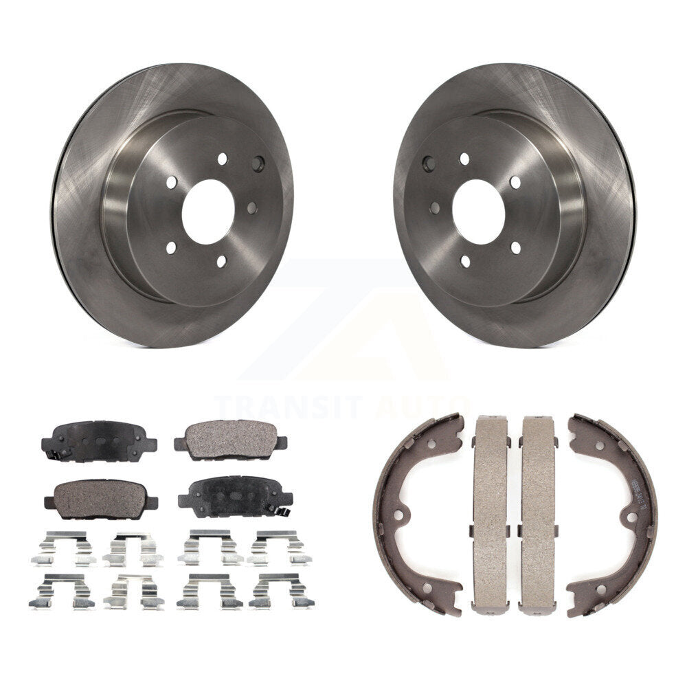 Kit de chaussures de stationnement avec disques semi-métalliques, Rotors à disque arrière, pour Nissan Murano INFINIT