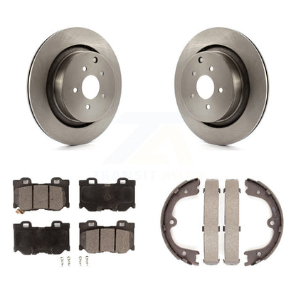 Kit de chaussures de stationnement avec Rotors à disque arrière, plaquettes semi-métalliques, pour INFINITI Q50 M37 FX50