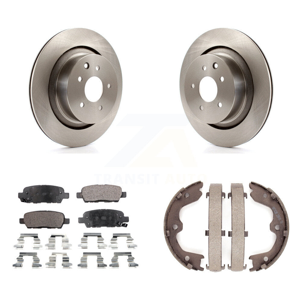 Kit de patins de frein de stationnement, Rotors à disque arrière, plaquettes semi-métalliques, pour INFINITI G35 Q6