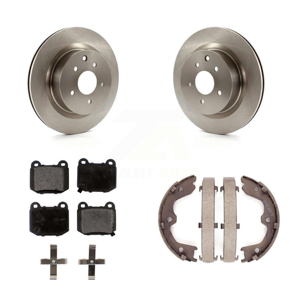 Kit de plaquettes semi-métalliques et de chaussures de stationnement pour disques arrière, pour Nissan 350Z INFINIT