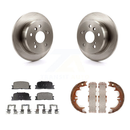 Kit de plaquettes semi-métalliques et de chaussures de stationnement, Rotors à disque arrière, pour Toyota Camry Lexu