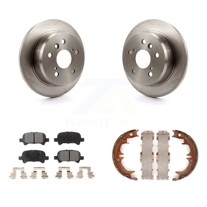 Kit de plaquettes semi-métalliques et de chaussures de stationnement pour rotors de disque arrière, pour Toyota Camry Solara
