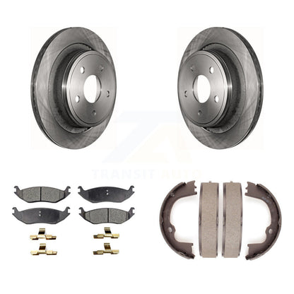Kit de chaussures de stationnement à plaquettes semi-métalliques, Rotors à disque arrière, pour Ram 1500 Classic Dodge