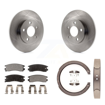 Kit de patins de frein de stationnement, Rotors à disque arrière, plaquettes semi-métalliques, pour Cadillac DeVill
