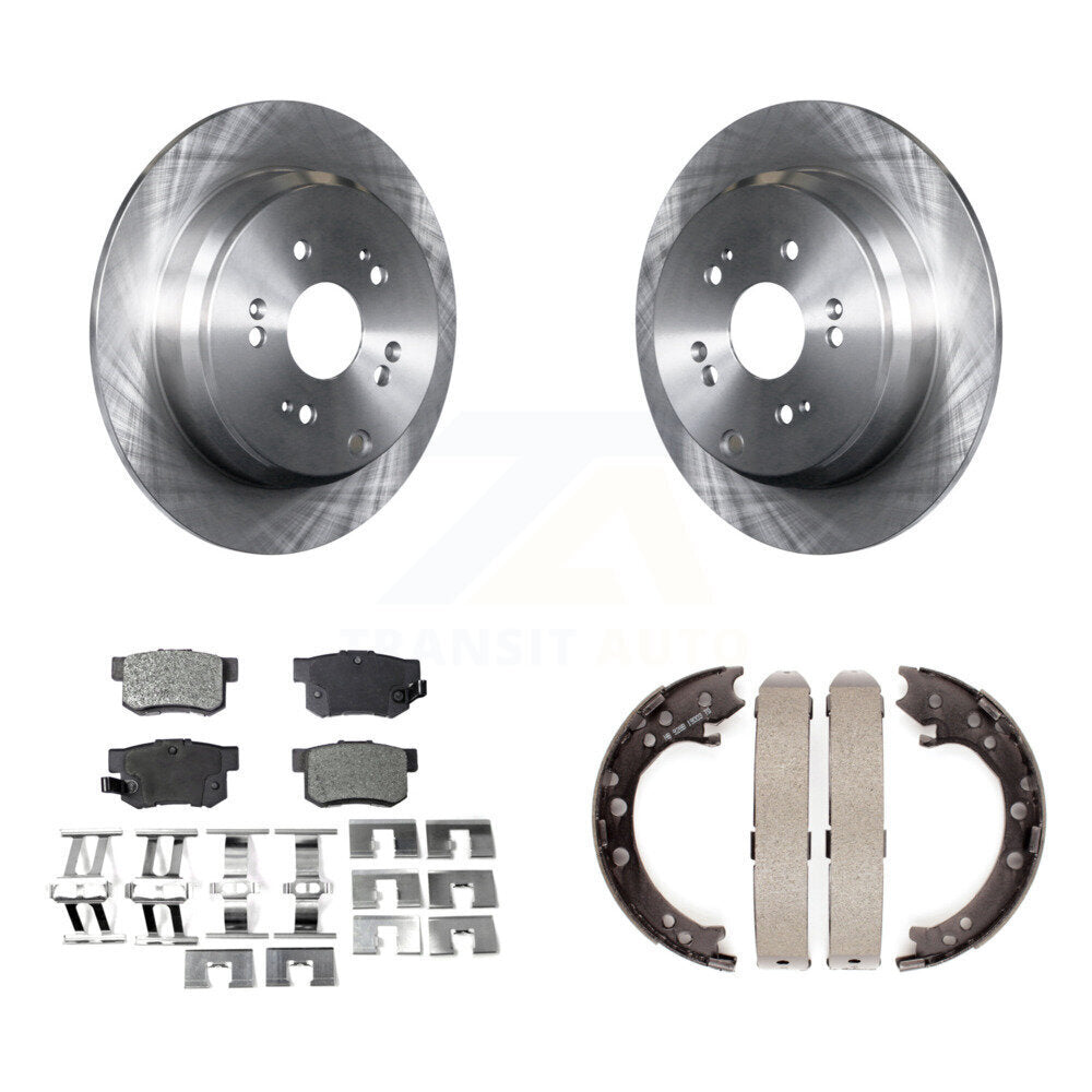 Kit de plaquettes semi-métalliques et de patins de frein de stationnement pour disques arrière, pour Acura RDX