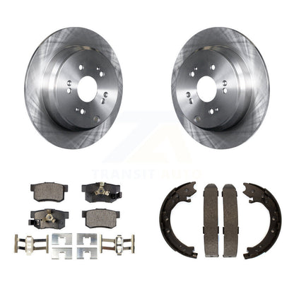 Kit de plaquettes semi-métalliques et de chaussures de stationnement pour disques arrière, Rotors, pour Honda CR-2005 – 2006