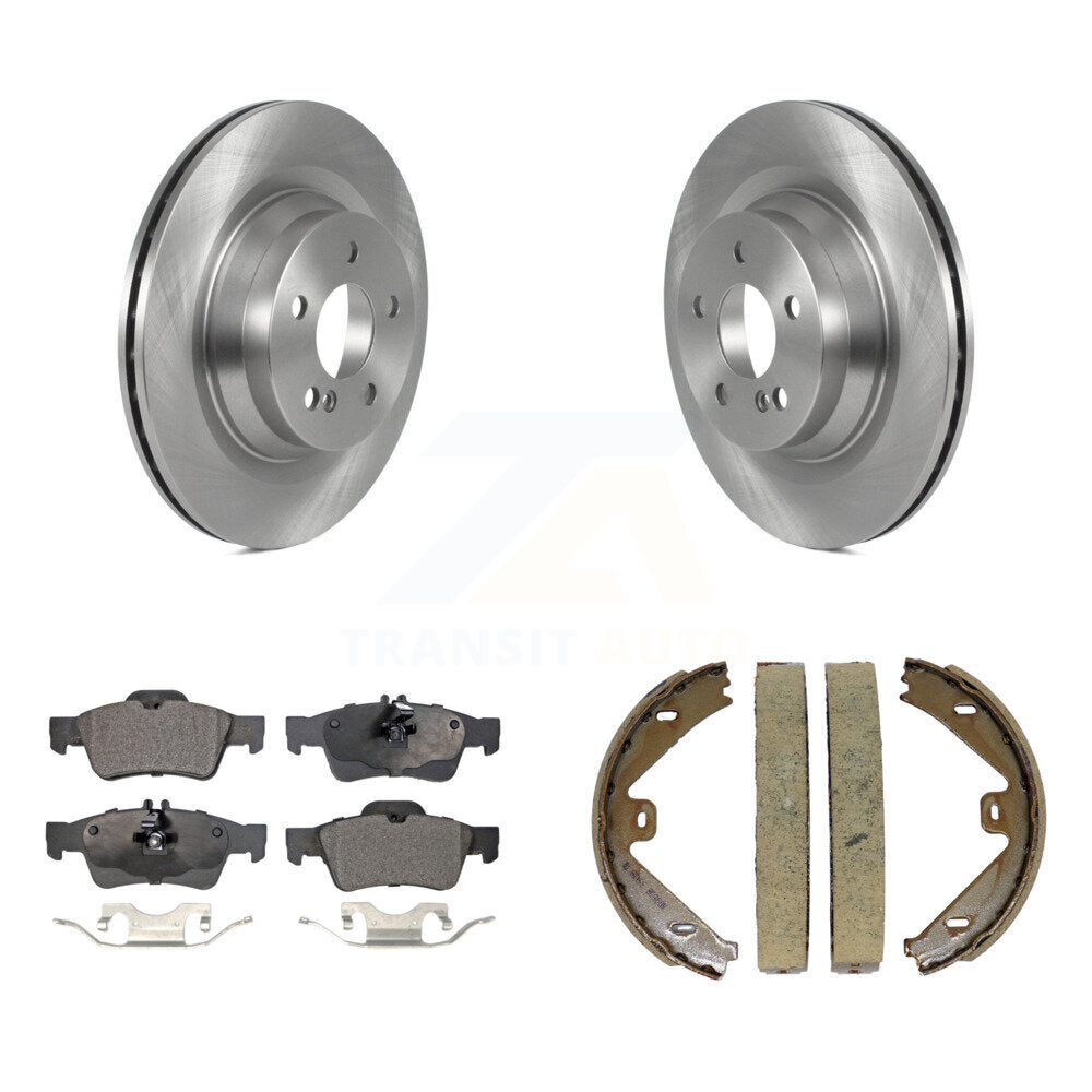 Kit de plaquettes semi-métalliques et de chaussures de stationnement pour disques arrière, pour Mercedes-Benz E55