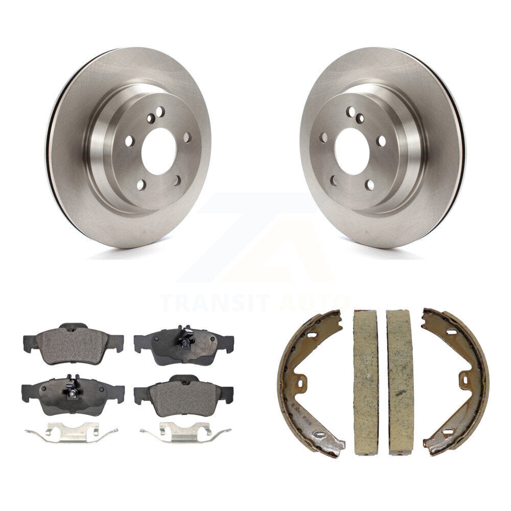 Kit de plaquettes semi-métalliques et de chaussures de stationnement pour disques arrière, pour Mercedes-Benz E35