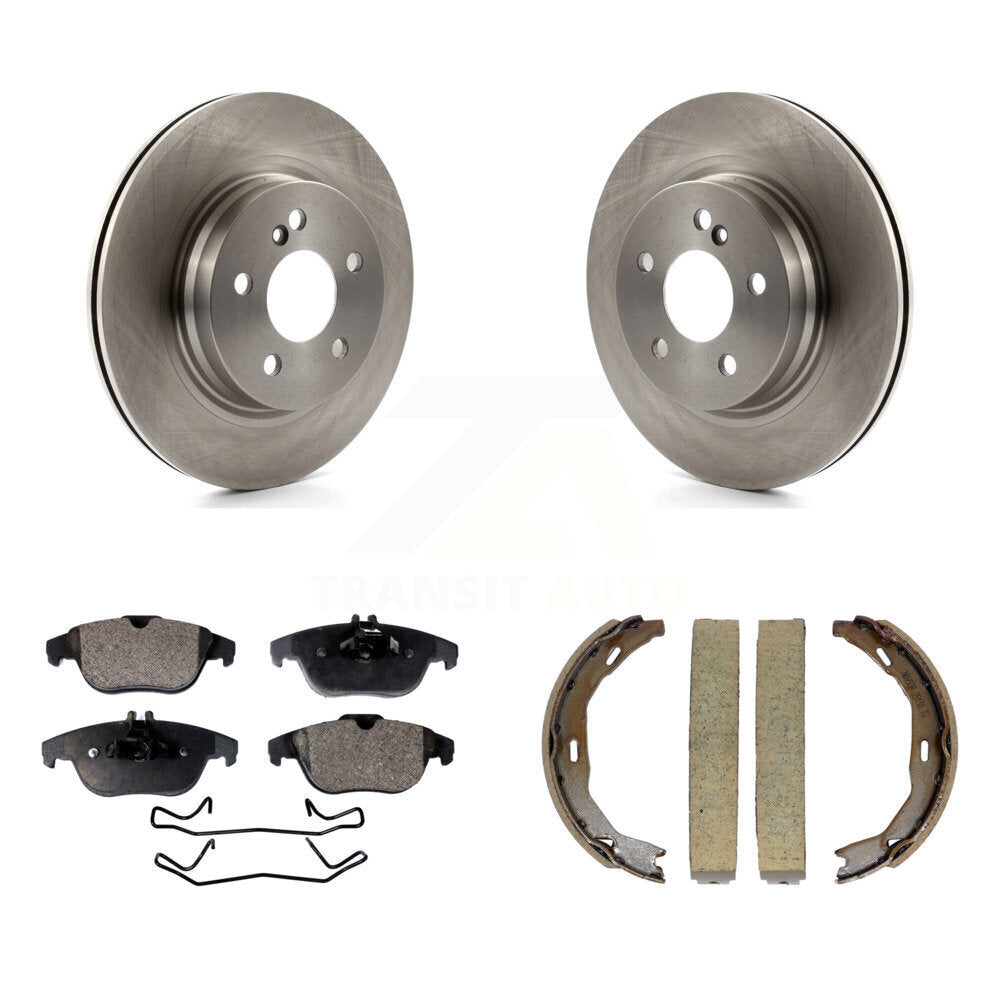 Kit de plaquettes semi-métalliques et de chaussures de stationnement pour disques arrière, pour Mercedes-Benz C30