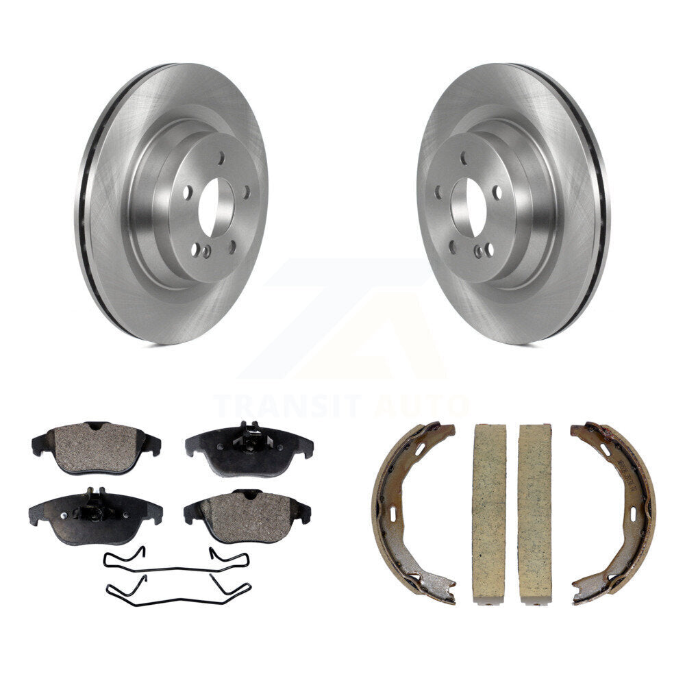 Kit de plaquettes semi-métalliques et de chaussures de stationnement pour disques arrière, pour Mercedes-Benz E55