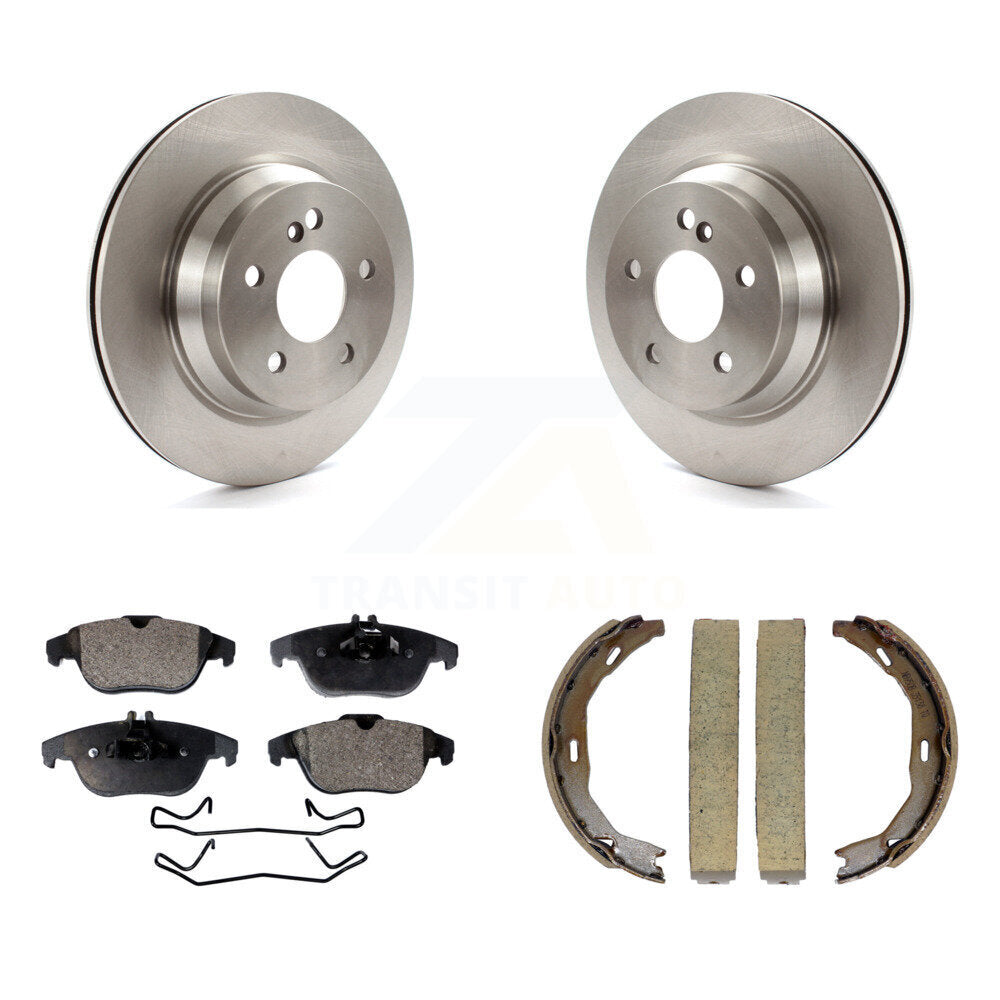 Kit de plaquettes semi-métalliques et de chaussures de stationnement pour disques arrière, pour Mercedes-Benz E35