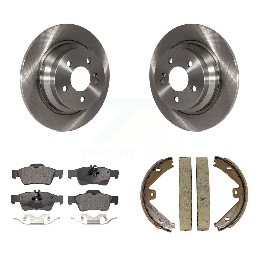 Kit de plaquettes semi-métalliques et de chaussures de stationnement pour disques arrière, pour Mercedes-Benz E25