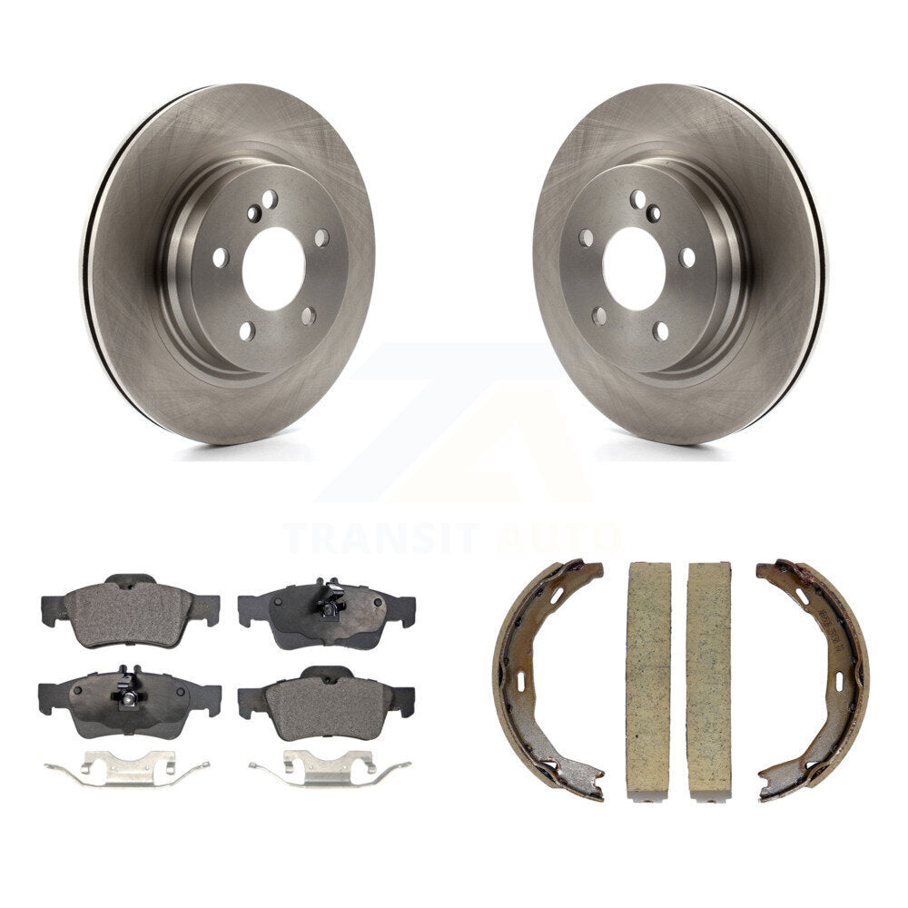 Kit de plaquettes semi-métalliques et de chaussures de stationnement pour disques arrière, pour Mercedes-Benz E55