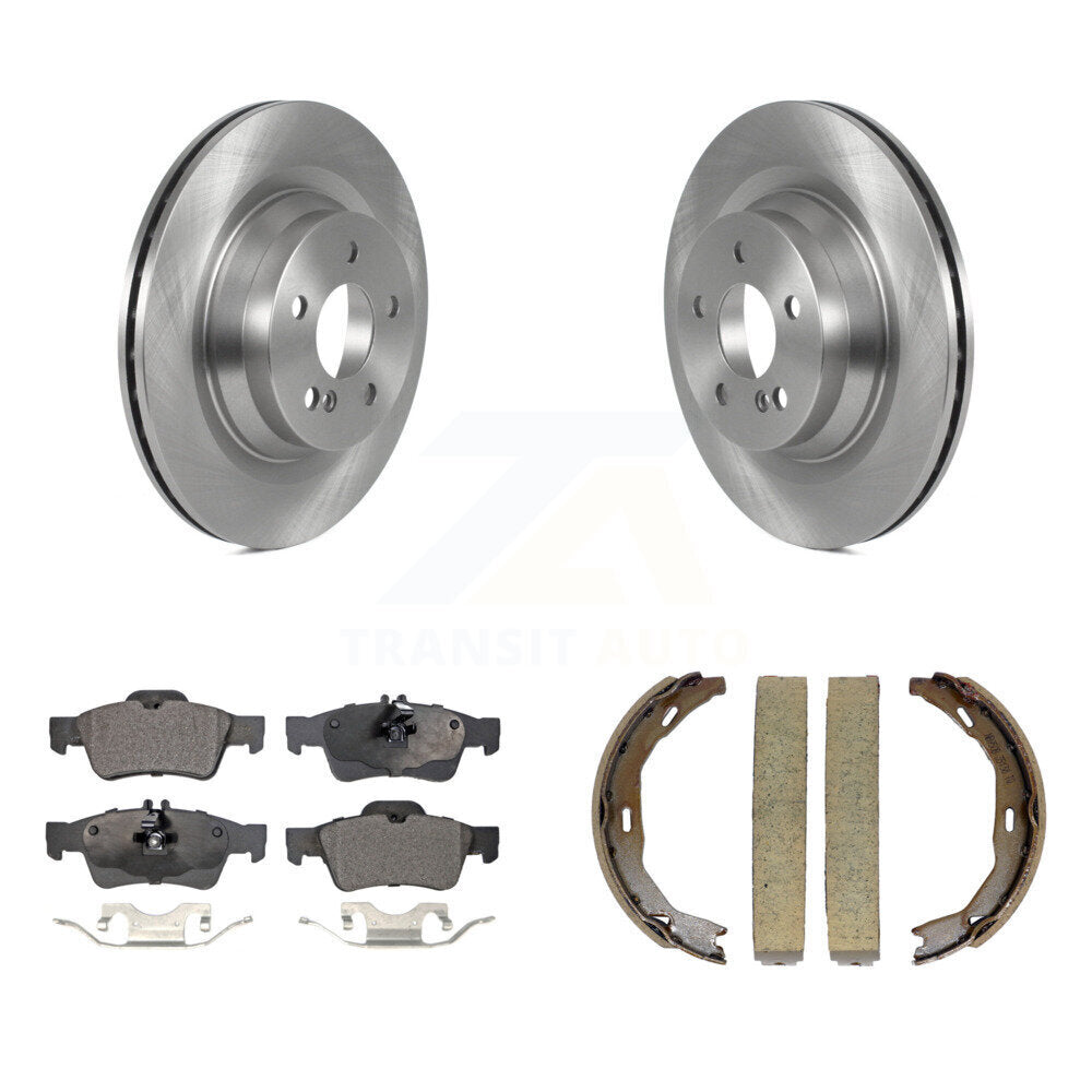 Kit de plaquettes semi-métalliques et de chaussures de stationnement pour disques arrière, pour Mercedes-Benz E55