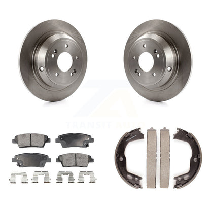Kit de patins de frein de stationnement, Rotors à disque arrière, plaquettes semi-métalliques, pour Hyundai Genesis