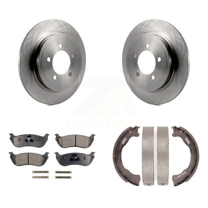 Kit de chaussures de stationnement à plaquettes semi-métalliques, Rotors à disque arrière, pour Ford Explorer Mercury