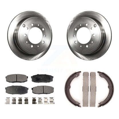 Kit de chaussures de stationnement à plaquettes semi-métalliques, Rotors à disque arrière, pour Toyota Tundra Sequoia