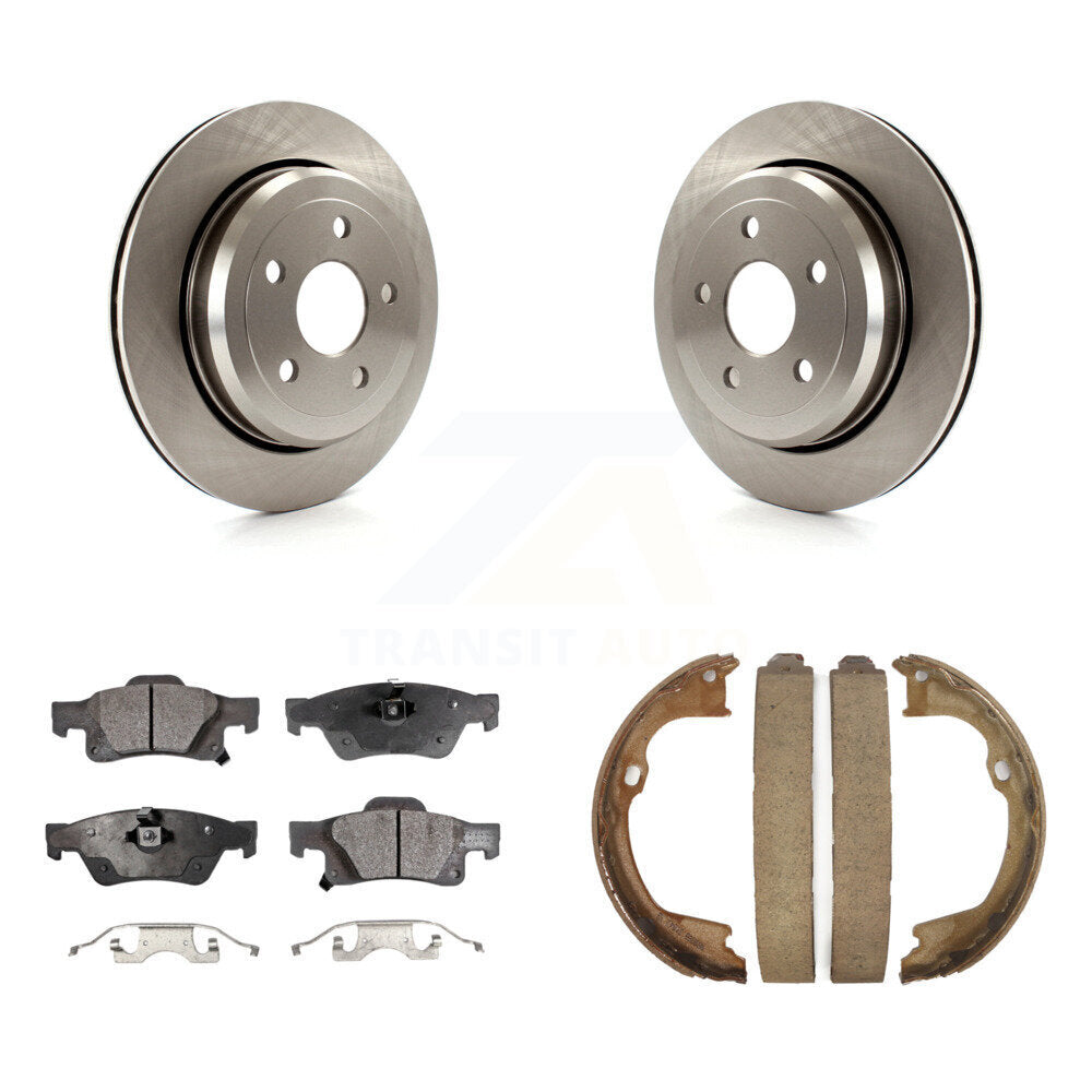 Kit de chaussures de stationnement à plaquettes semi-métalliques à disques arrière pour Jeep Grand Cherokee W
