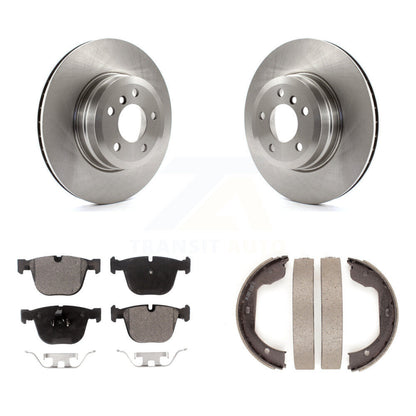 Kit de plaquettes semi-métalliques et de freins de stationnement pour disques arrière, pour BMW X5 X6