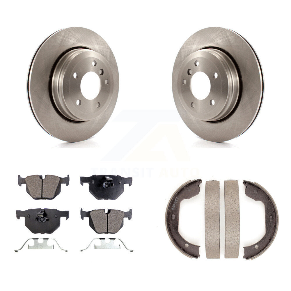 Kit de plaquettes semi-métalliques et de chaussures de stationnement pour disques arrière, pour BMW 530i 525i 528