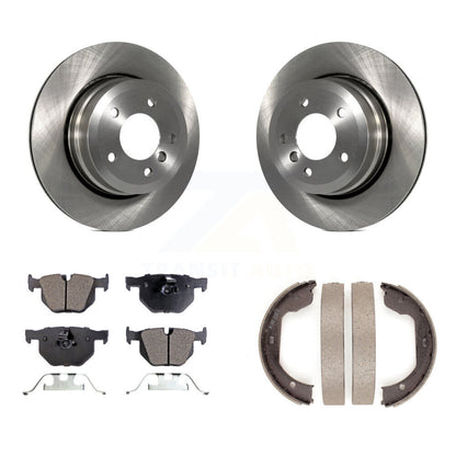 Kit de chaussures de stationnement à plaquettes semi-métalliques, Rotors à disque arrière, pour BMW 530xi 528i xDrive