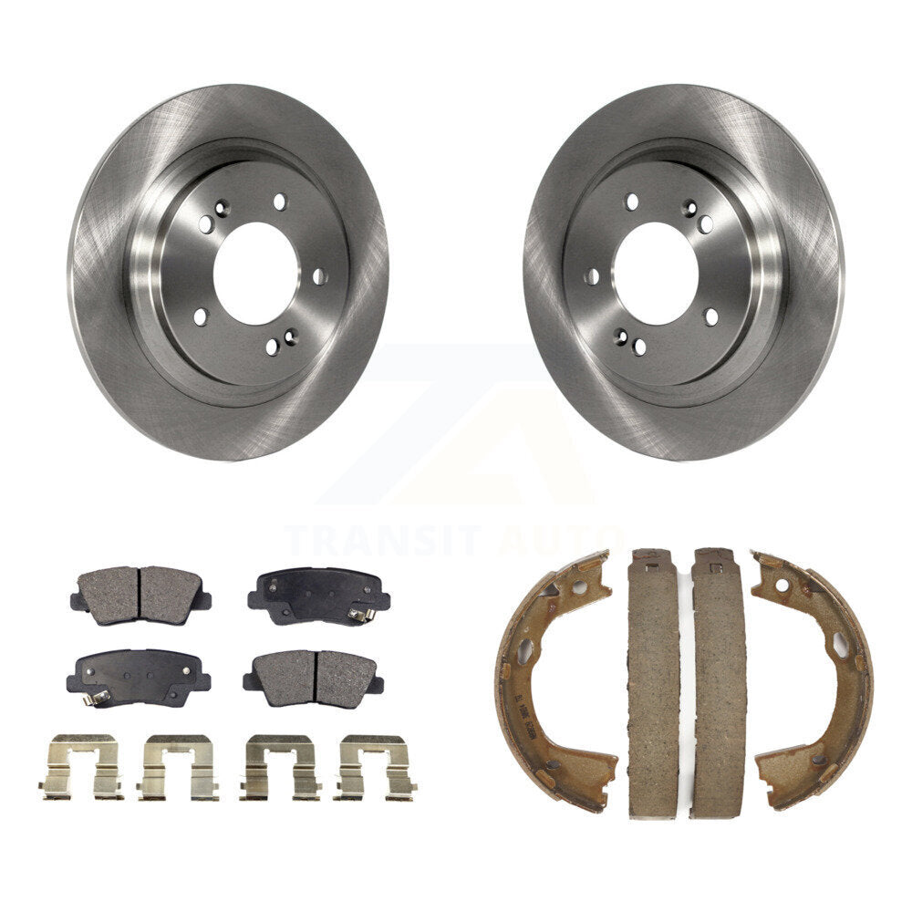 Kit de plaquettes semi-métalliques et de chaussures de stationnement pour disques arrière, pour Hyundai Sonata Azer