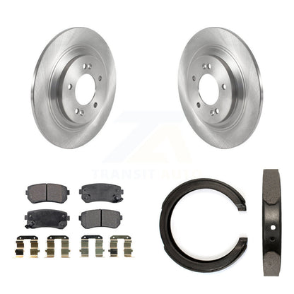 Kit de plaquettes semi-métalliques et de freins de stationnement pour rotors de disque arrière, pour Kia Cadenza