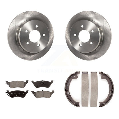 Kit de chaussures de stationnement à plaquettes semi-métalliques à disques arrière pour Dodge Grand Caravan et
