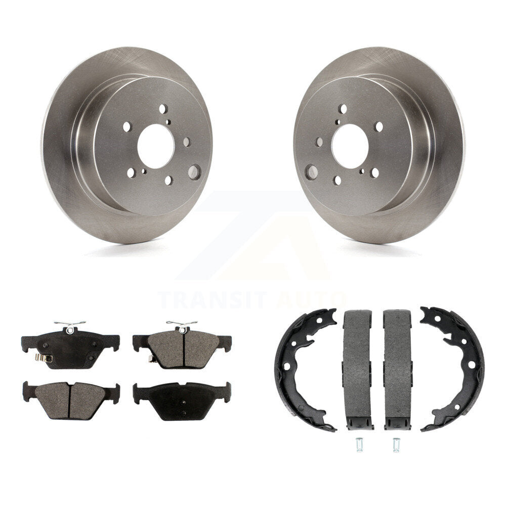Kit de chaussures de frein de stationnement, Rotors à disque arrière, plaquettes semi-métalliques, pour Subaru Crosstre