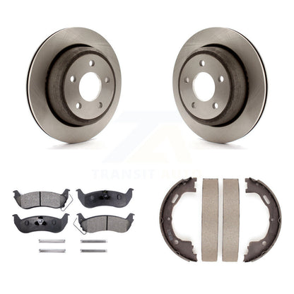 Kit de plaquettes semi-métalliques et de chaussures de stationnement pour rotors de disque arrière, pour Ford Ranger Mazda