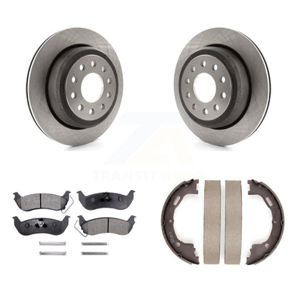 Kit de chaussures de stationnement à plaquettes semi-métalliques, Rotors à disque arrière, pour voiture Lincoln Town Seda