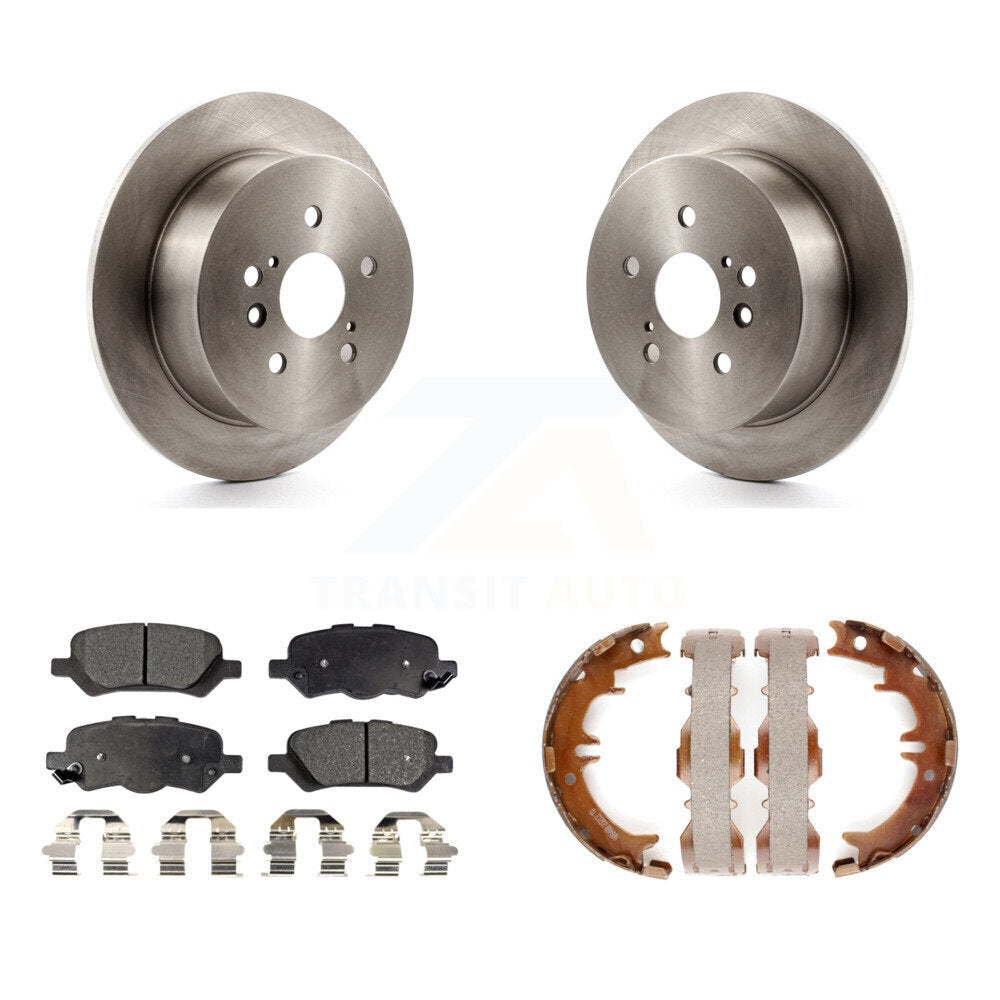 Kit de chaussures de stationnement avec disques semi-métalliques, Rotors à disque arrière, pour Toyota Venz 2009 – 2016