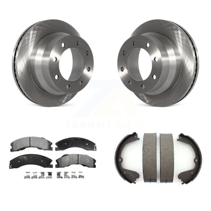 Kit de chaussures de stationnement avec disques semi-métalliques, Rotors à disque arrière, pour Chevrolet Express 350