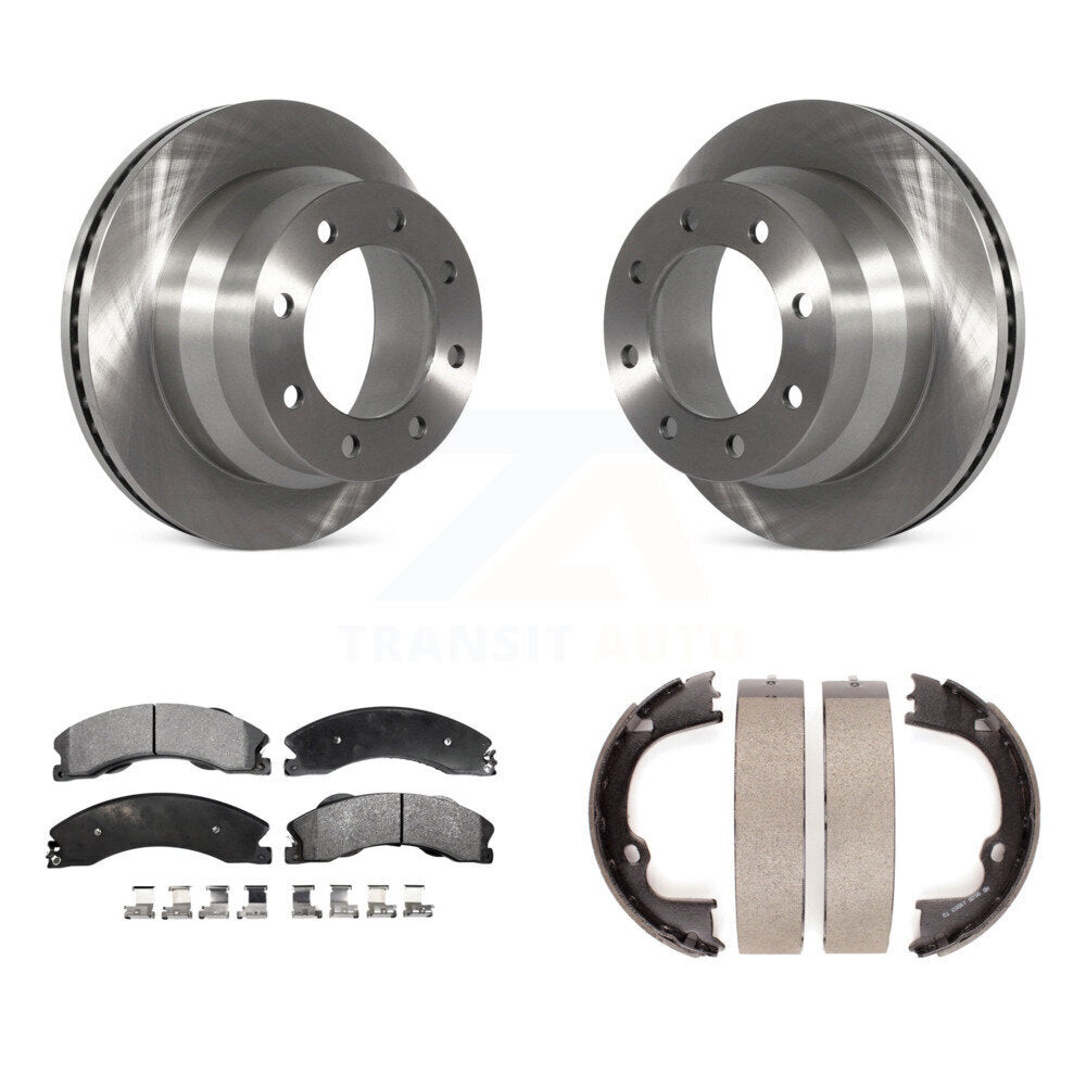 Kit de patins de frein de stationnement, Rotors à disque arrière, plaquettes semi-métalliques, pour GMC Savana 3500