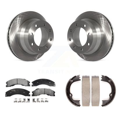 Kit de patins de frein de stationnement, Rotors à disque arrière, plaquettes semi-métalliques, pour GMC Savana 3500