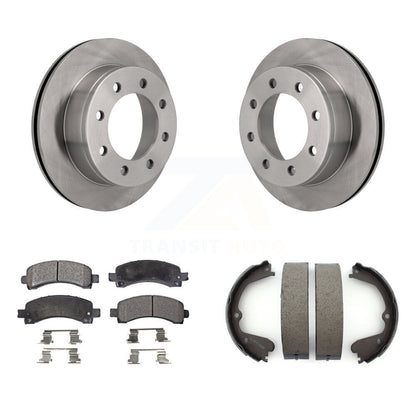 Kit de patins de frein de stationnement, Rotors à disque arrière, plaquettes semi-métalliques, pour GMC Savana 3500