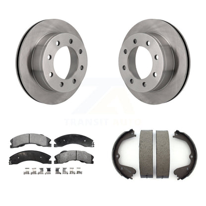 Kit de chaussures de stationnement avec disques semi-métalliques, Rotors à disque arrière, pour Chevrolet Express 450