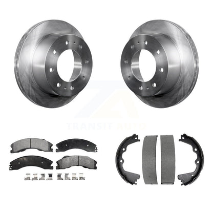 Kit de plaquettes semi-métalliques et de chaussures de stationnement pour disques arrière, pour GMC Sierra 2500 H