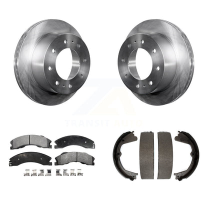 Kit de chaussures de stationnement avec Rotors à disque arrière, plaquettes semi-métalliques, pour Chevrolet Silverado H