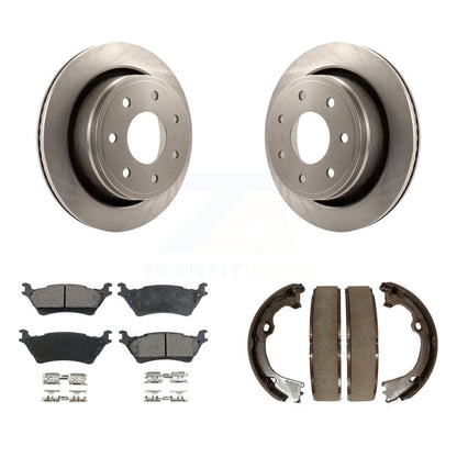 Kit de plaquettes semi-métalliques et de patins de frein de stationnement pour rotors de disque arrière, pour Ford F-150