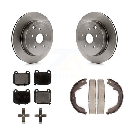 Kit de plaquettes semi-métalliques et de freins de stationnement pour rotors de disque arrière, pour Subaru Imprez