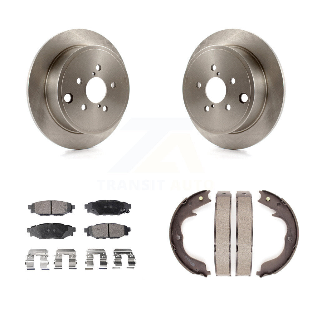 Kit de chaussures de stationnement à plaquettes semi-métalliques, Rotors à disque arrière, pour Subaru Impreza Outbac