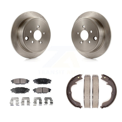 Kit de chaussures de stationnement à plaquettes semi-métalliques, Rotors à disque arrière, pour Subaru Impreza Outbac