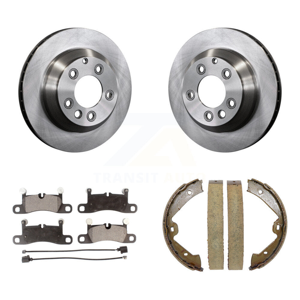Kit de plaquettes semi-métalliques et de chaussures de stationnement pour disques arrière, pour Volkswagen Touare