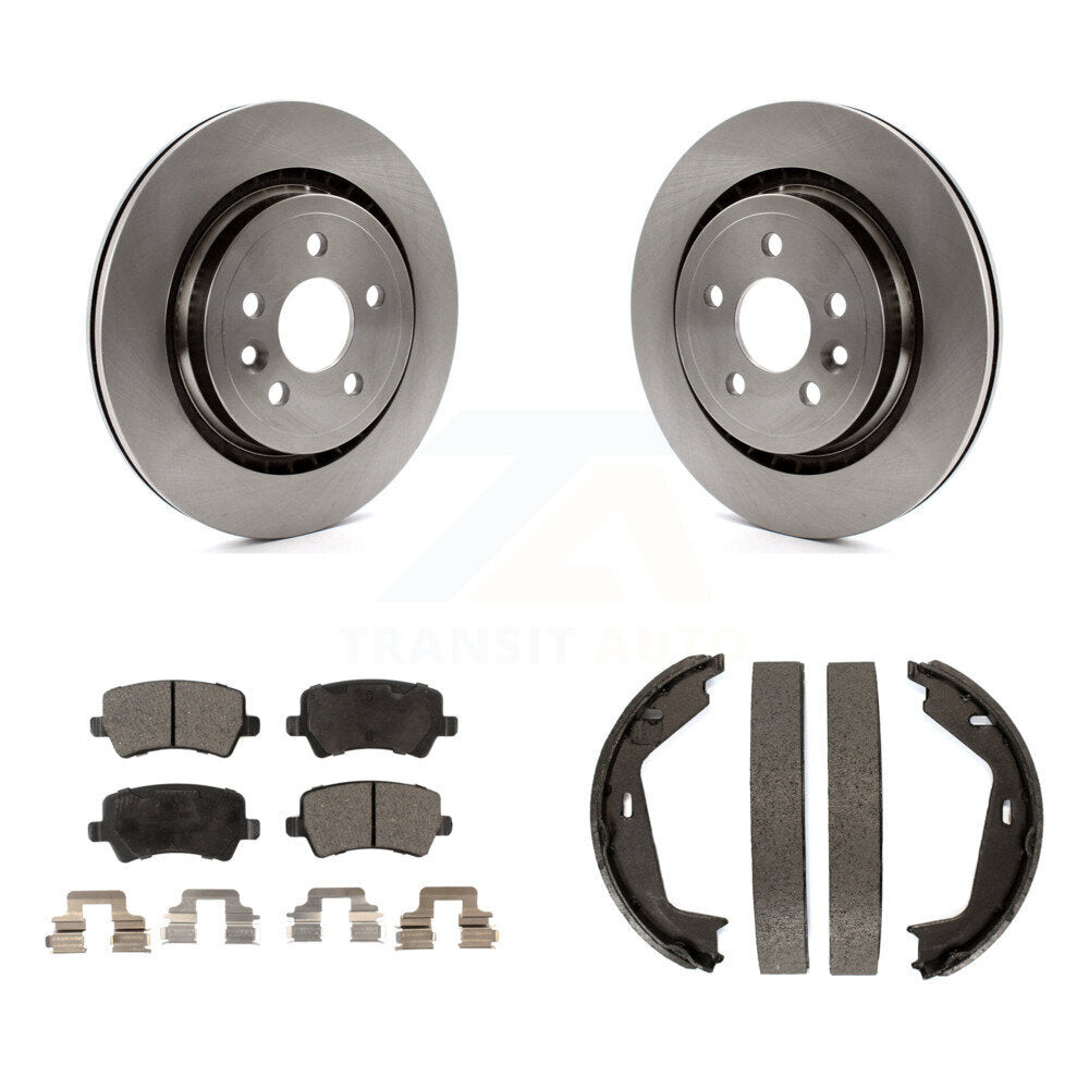 Kit de plaquettes semi-métalliques et de chaussures de stationnement pour disques arrière, pour Volvo S80 AWD 07-09