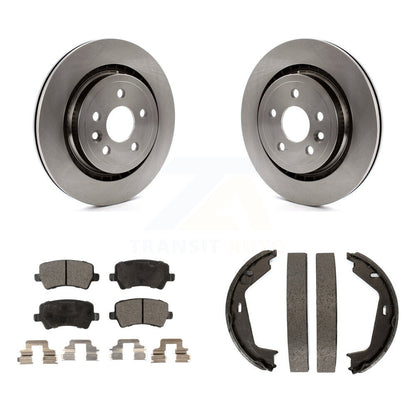 Kit de plaquettes semi-métalliques et de chaussures de stationnement pour disques arrière, pour Volvo S80 AWD 07-09